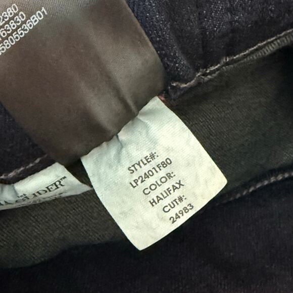 Liverpool Gia Glider Pull-On Straight Leg Jeans Halifax Dark Size 12/31 Petite - Picture 9 of 9